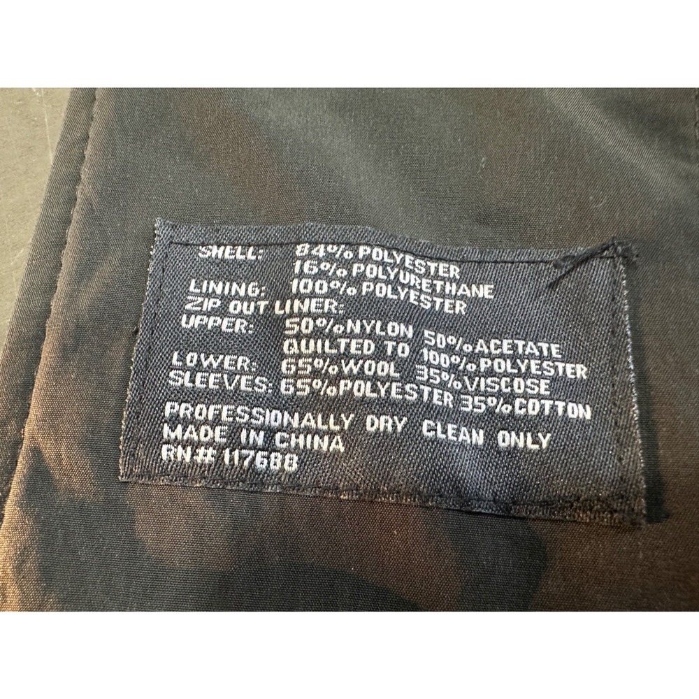 Calvin Klein Mens Car Coat Charcoal‎ Gray Removable Liner Trench Jacket Size XL - Picture 9 of 16